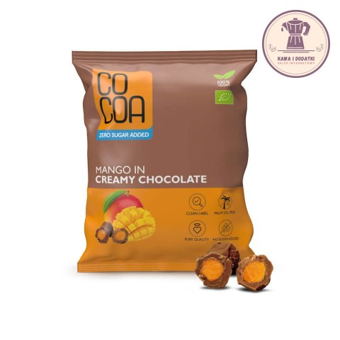 MANGO W CZEKOLADZIE CREAMY BEZ DODATKU CUKRU BIO 70 g - COCOA