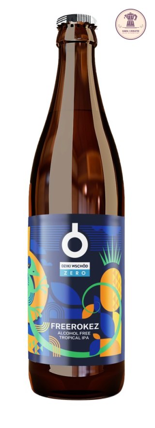 PIWO BEZALKOHOLOWE PALE ALE O SMAKU OWOCÓW TROPIKALNYCH FREEROKEZ 500 ml - WILD EAST (DZIKI WSCHÓD)