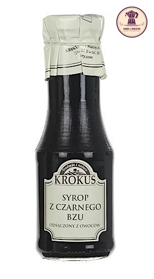 SYROP DO HERBATY Z CZARNEGO BZU BEZGLUTENOWY 355 g (280 ml) - KROKUS