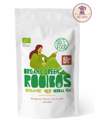 HERBATKA ROOIBOS ZIELONY BERGAMOTKA BIO 100 g - DIET-FOOD